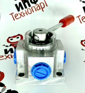 Кран гидравлический 3-х ходовой с открытым центром, 1/2`