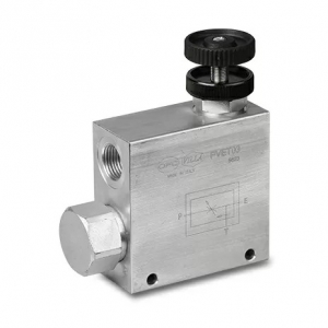 Регулятор расхода трёхлинейный PVET04, 3/4`