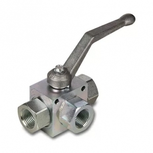 Кран трёхпутевой шаровый RSAP3V02 3/8`L