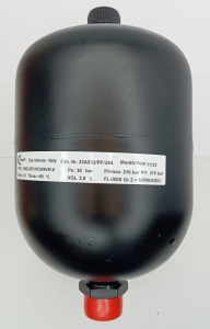 ГИДРОАККУМУЛЯТОР МЕМБРАННЫЙ. AMS 2,8lt P210bar, 1/2` BSP-M33x1,5, AMS2,8P210CW4VM-0/30