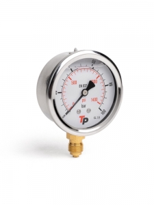Манометр радиальный 63 мм 0-100 bar 1/4BSP TP