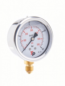 Манометр радиальный 63 мм 0-40 bar 1/4BSP TP