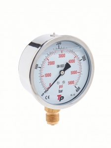 Манометр радиальный 100 мм 0-400 bar 1/2BSP TP