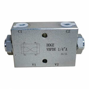 Двухсторонний гидрозамок (клапан) VBPDE 1/4` A
