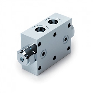 Двухсторонний гидрозамок (клапан) VBPDE 3/8` FL L3=62 мм.