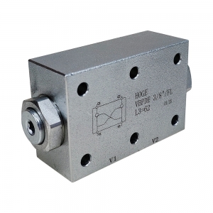 Двухсторонний гидрозамок (клапан) VBPDE 3/8` FL L3=62 мм.